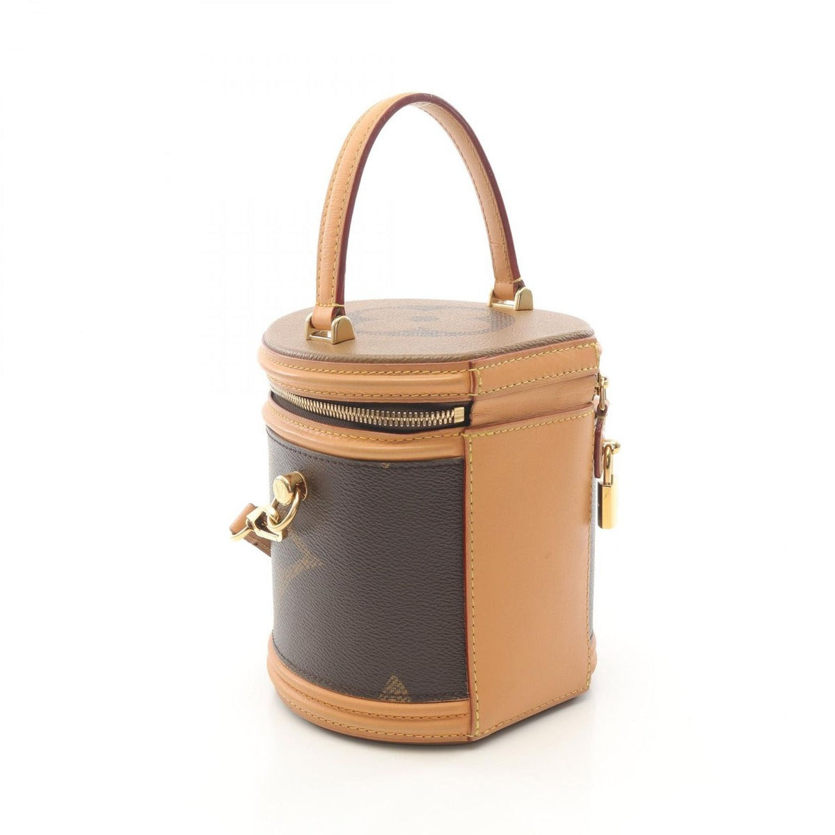 Louis Vuitton Handbag Cannes Canvas Leather Brown Multi-color — view 2