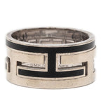 Hermes Mubouche Ring 52 Black Silver