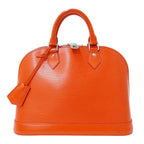 Louis Vuitton Bag Handbag Epi Leather Alma PM Piment Orange Handheld Vivid