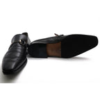 Gucci Bit Loafer Shoes Men Leather Black Bamboo Horsebit — view 7