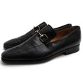 Gucci Bit Loafer Shoes Men Leather Black Bamboo Horsebit
