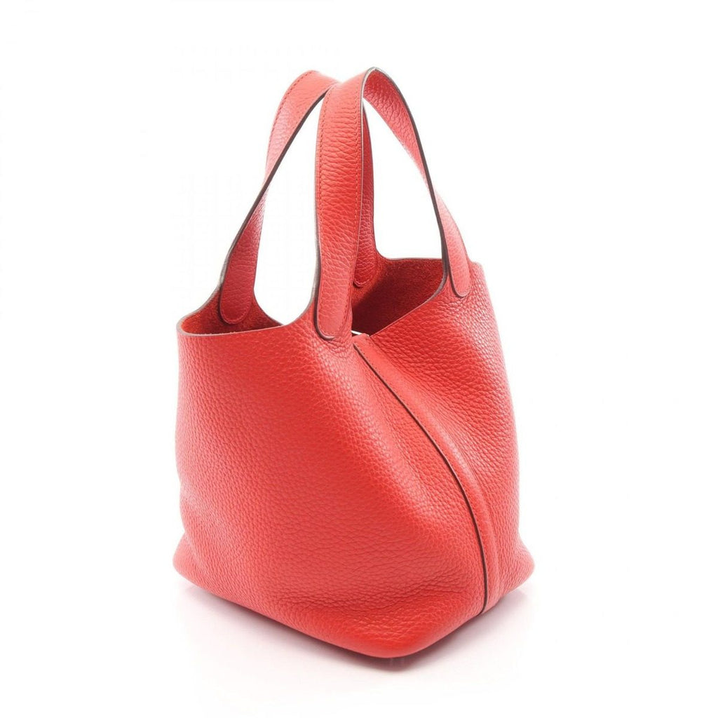Hermes Handbag Picotin Lock PM Rouge Tomato Leather — view 2
