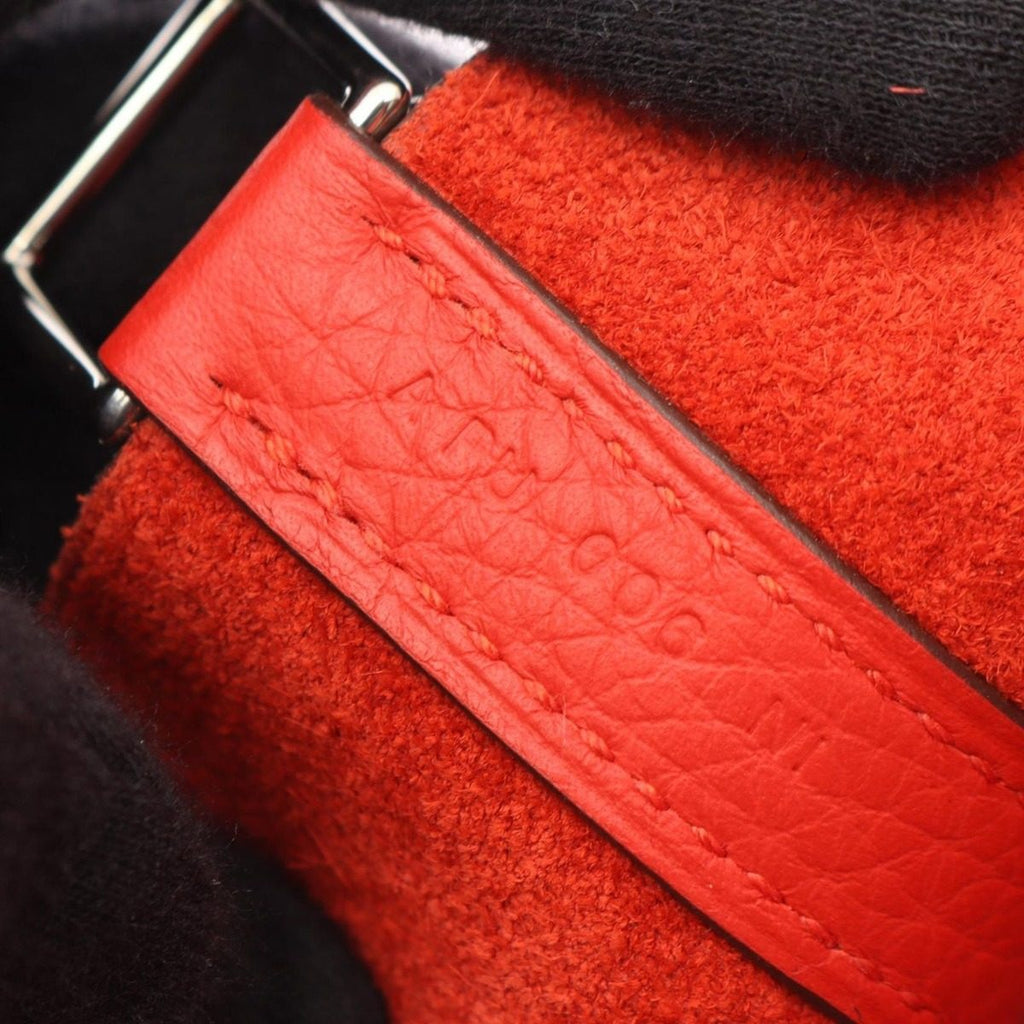 Hermes Handbag Picotin Lock PM Rouge Tomato Leather — view 5