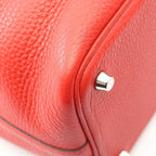 Hermes Handbag Picotin Lock PM Rouge Tomato Leather — view 6
