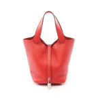 Hermes Handbag Picotin Lock PM Rouge Tomato Leather