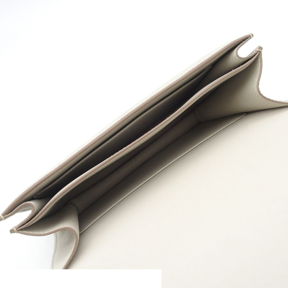 Hermes Constance 3 Mini Pearl Gray Silver Swift Shoulder Bag — view 5