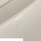 Hermes Constance 3 Mini Pearl Gray Silver Swift Shoulder Bag — view 6