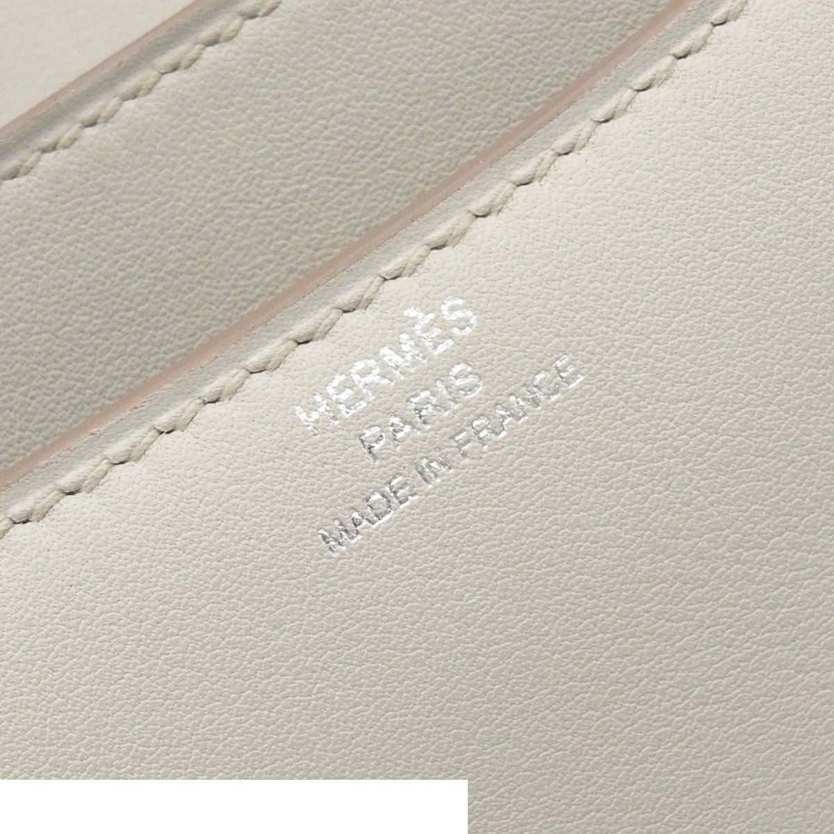 Hermes Constance 3 Mini Pearl Gray Silver Swift Shoulder Bag — view 6