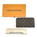 Louis Vuitton Monogram Round Zipper Zippy Wallet Long