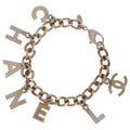 Chanel Logo Bracelet Gold Chain