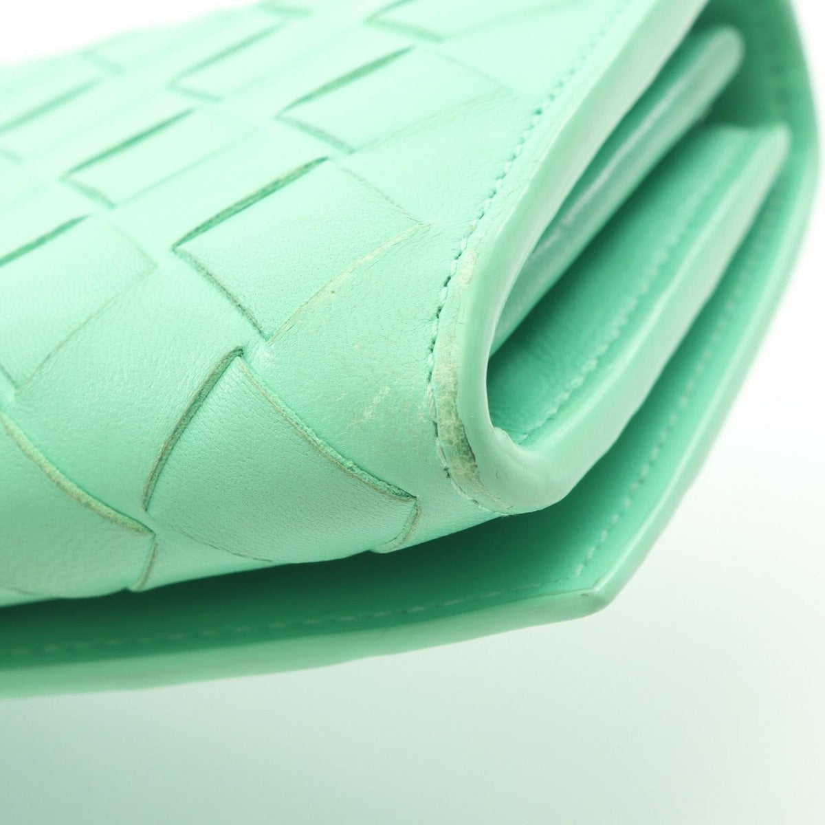 Bottega Veneta Bifold Wallet Intrecciato Leather Flap — view 5