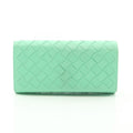 Bottega Veneta Bifold Wallet Intrecciato Leather Flap