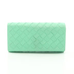 Bottega Veneta Bifold Wallet Intrecciato Leather Flap