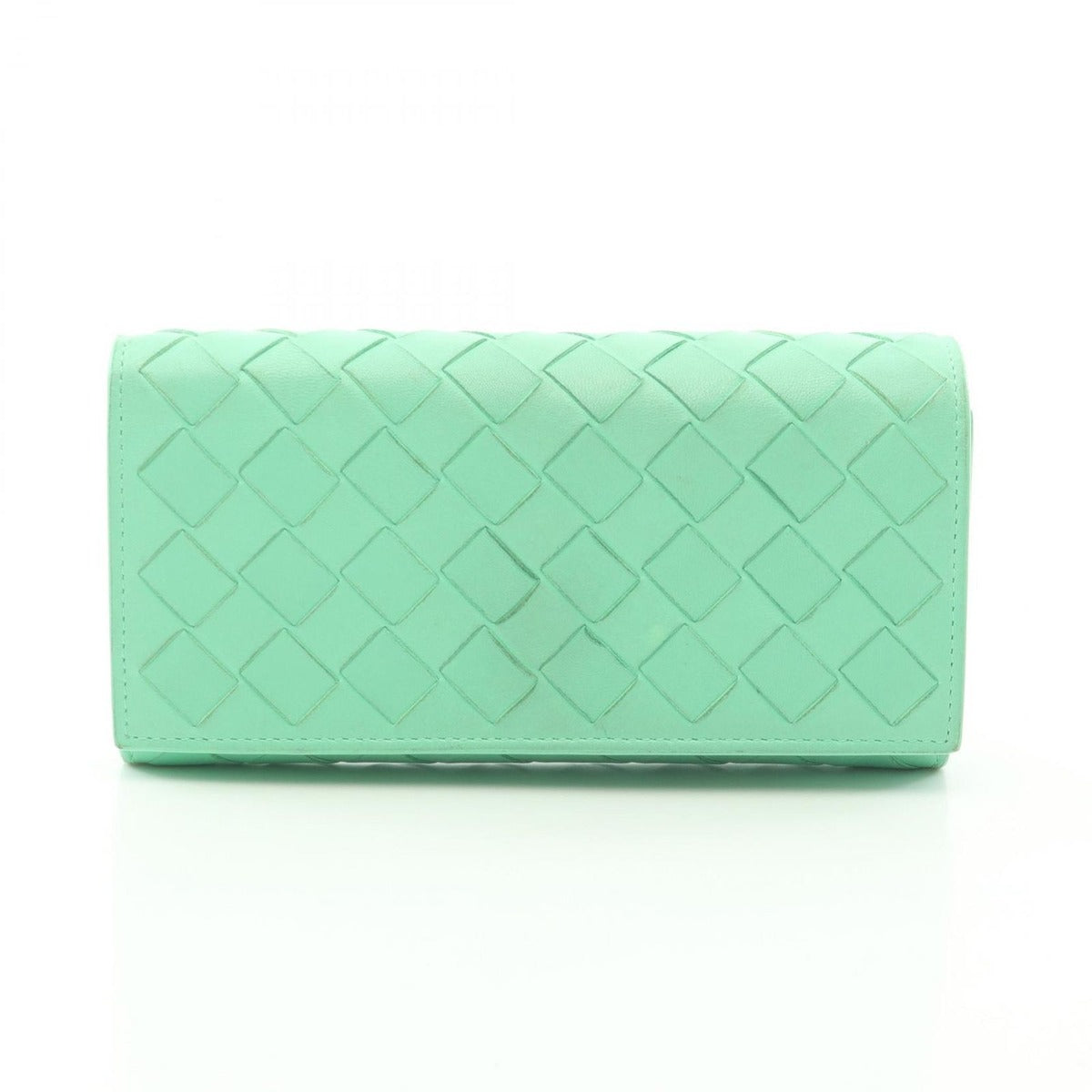 Bottega Veneta Bifold Wallet Intrecciato Leather Flap