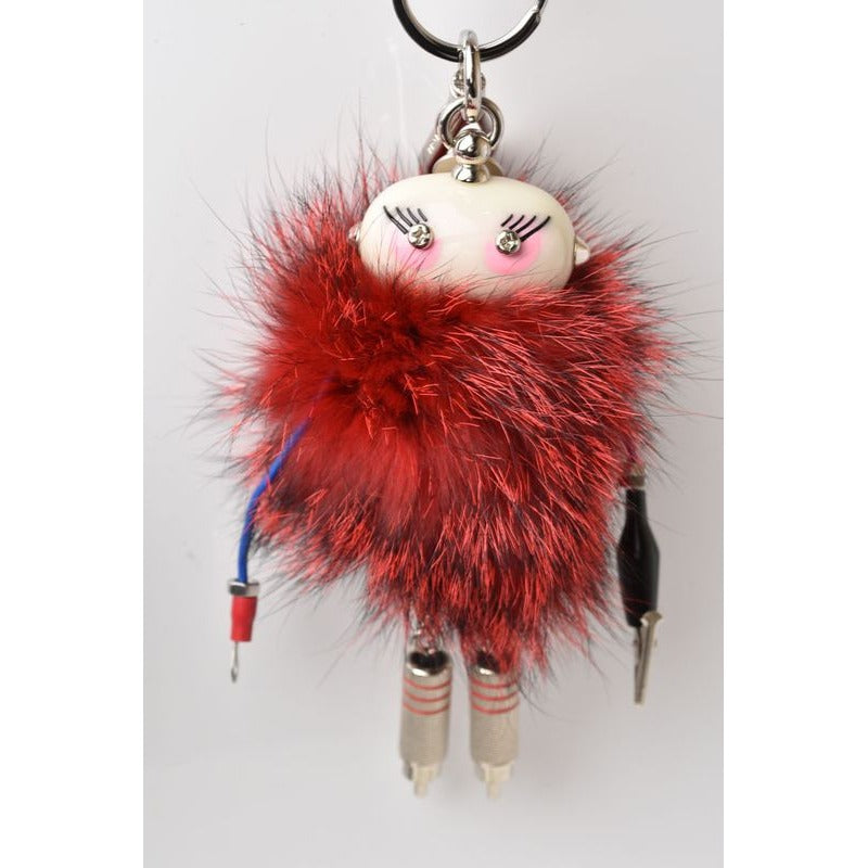 Prada Key Ring Holder Trick Robot Red Multi — view 2