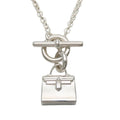 Hermes Necklace Amulet Kelly Silver Fashionable
