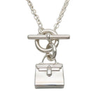 Hermes Necklace Amulet Kelly Silver Fashionable