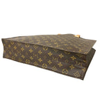 Louis Vuitton Sac Plat Monogram Leather Tote Business Brown — view 8