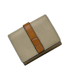 Loewe Trifold Wallet Beige Brown