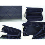 Chanel CC Logo Quilted Zip Around Wallet — view 7