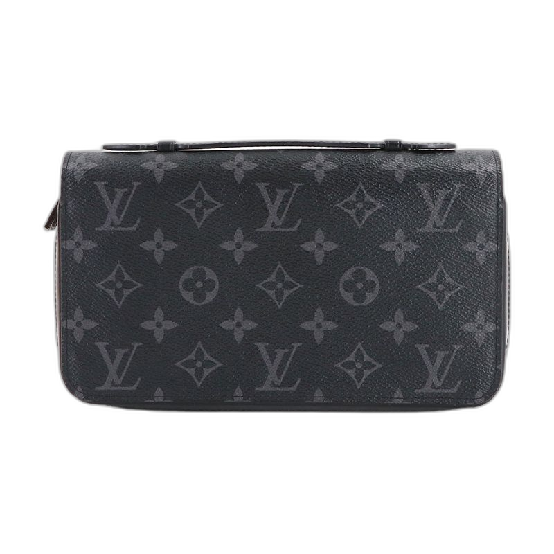 Louis Vuitton Monogram Eclipse Zippy XL Zip Around Wallet