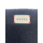 Gucci Scarf 29 X190 cm Diamond Logo Fringe Wool 1404 — view 2