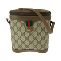 Gucci Vintage Sherry Line Beige GG Supreme Canvas 904 02 070 Shoulder Bag