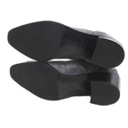Chanel Side Gore Ankle Boots Size 38 C Gray Suede Shoes — view 8
