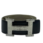 Hermes Belt Constance Accessory Small Item Reversible Leather Black — view 2