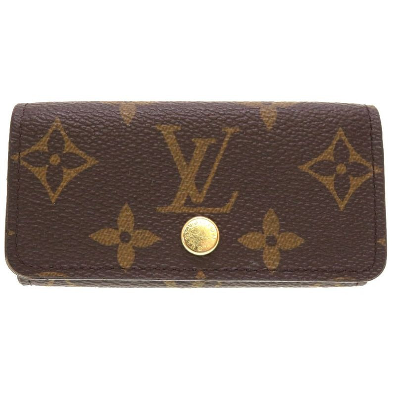 Louis Vuitton Monogram Multicles 4 IC Chip Key Case 0100