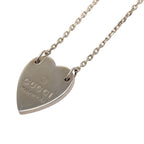 Gucci Trademark Heart Pendant SV 925 Silver