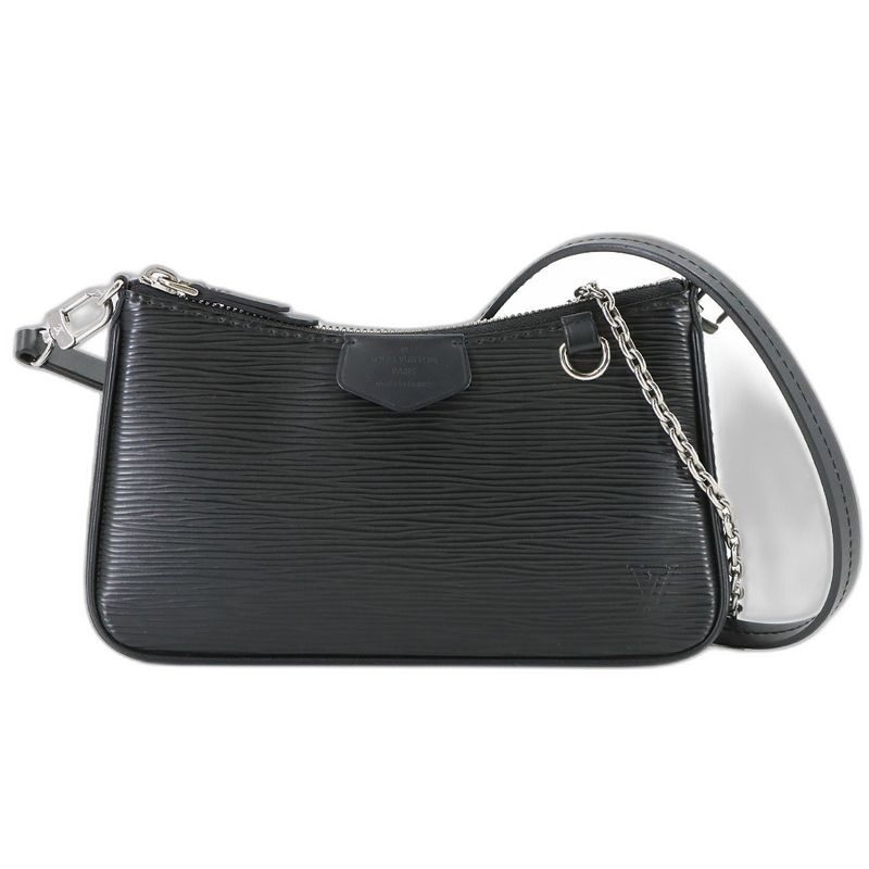Louis Vuitton Epi Easy Pouch 2-Way Shoulder Bag Leather Noir