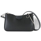 Louis Vuitton Epi Easy Pouch 2-Way Shoulder Bag Leather Noir