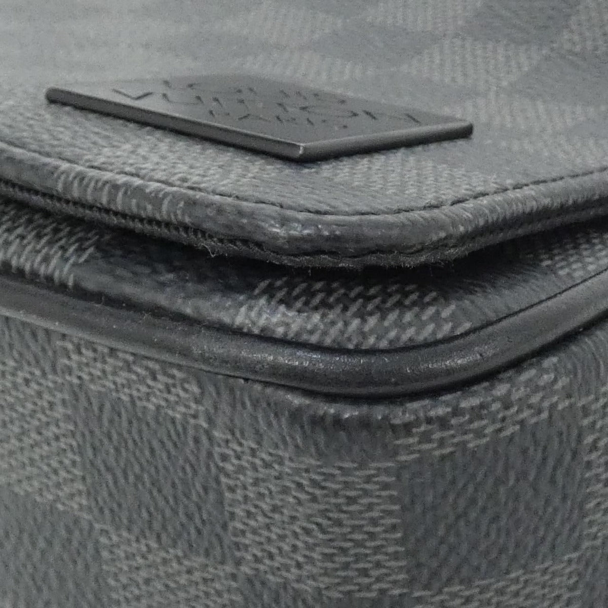 Louis Vuitton Damier Graphite District PM Shoulder Bag — view 3