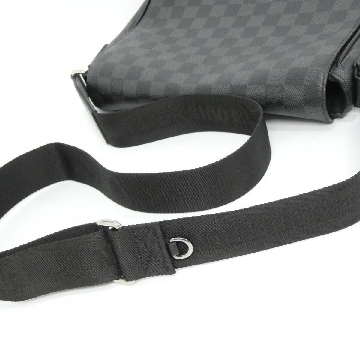 Louis Vuitton Damier Graphite District PM Shoulder Bag — view 7