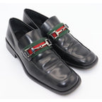 Gucci Sherry Line Square Toe Bit Loafers 35 1 2 C 100 0493 Black — view 3
