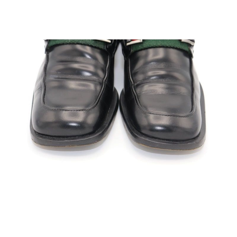 Gucci Sherry Line Square Toe Bit Loafers 35 1 2 C 100 0493 Black — view 4