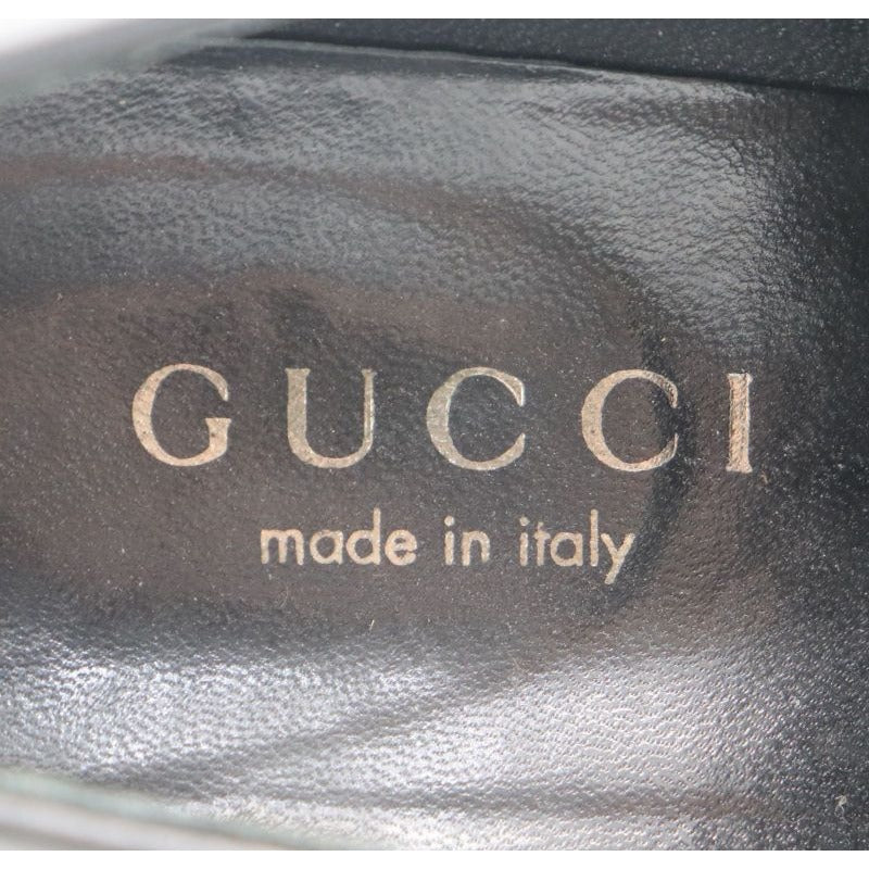 Gucci Sherry Line Square Toe Bit Loafers 35 1 2 C 100 0493 Black — view 5
