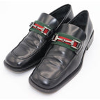 Gucci Sherry Line Square Toe Bit Loafers 35 1 2 C 100 0493 Black