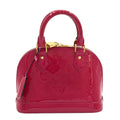 Louis Vuitton Alma BB Monogram Vernis Rose Indien Enamel Leather Pink Handbag