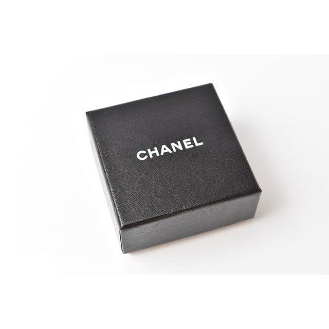 Chanel Logo CC Rhinestone Pearl Swing Coco Mark Gunmetal — view 5
