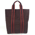 Hermes Handbag Fourre Tout Cabas Cotton Brown