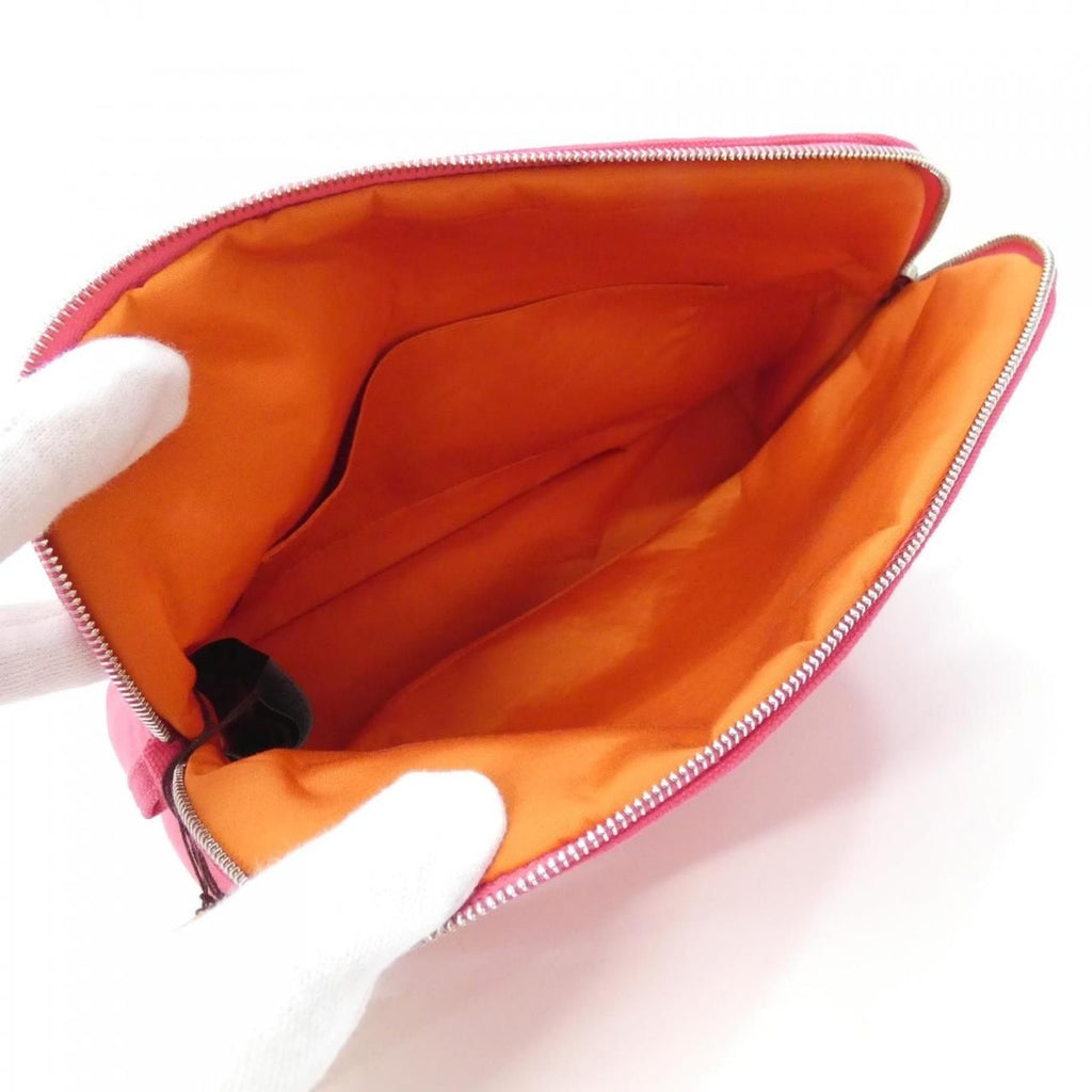 Hermes Bo Reed MM Pouch Hibiscus — view 7