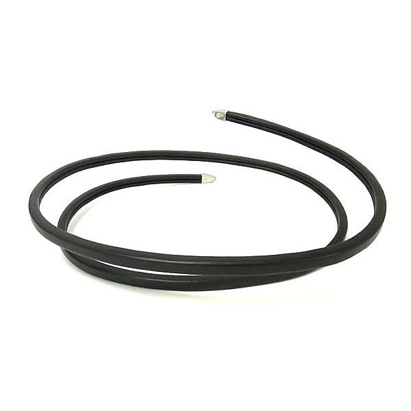 Bottega Veneta Leather Silver Spiral Belt Black — view 2