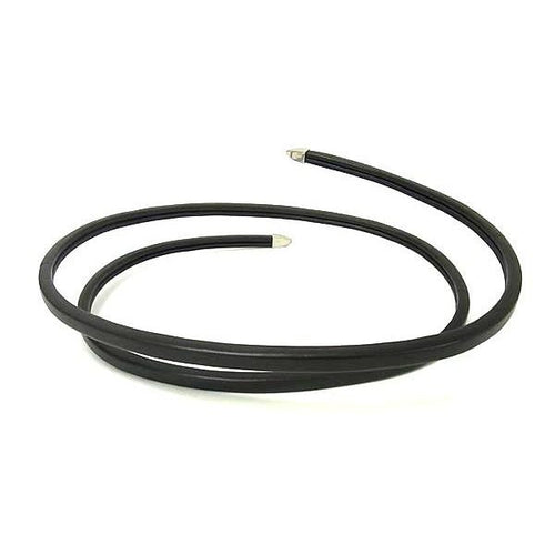 Bottega Veneta Leather Silver Spiral Belt Black — view 2