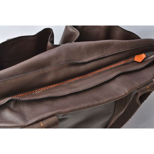 Hermes Bag Caravan Vertical MM 2-way Tote Leather Shoulder — view 6