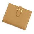 Hermes Bifold Wallet Bearn Compact Sesame Gold Epsom