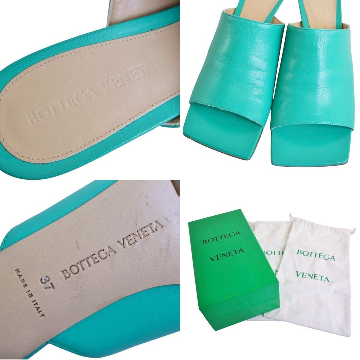 Bottega Veneta Sandals Leather Heels — view 9