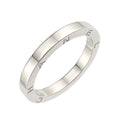 Chanel Signature Ring Pt Platinum Logo