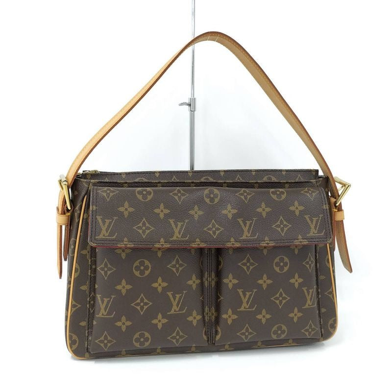 Louis Vuitton Vivacite GM Handbag Monogram Brown